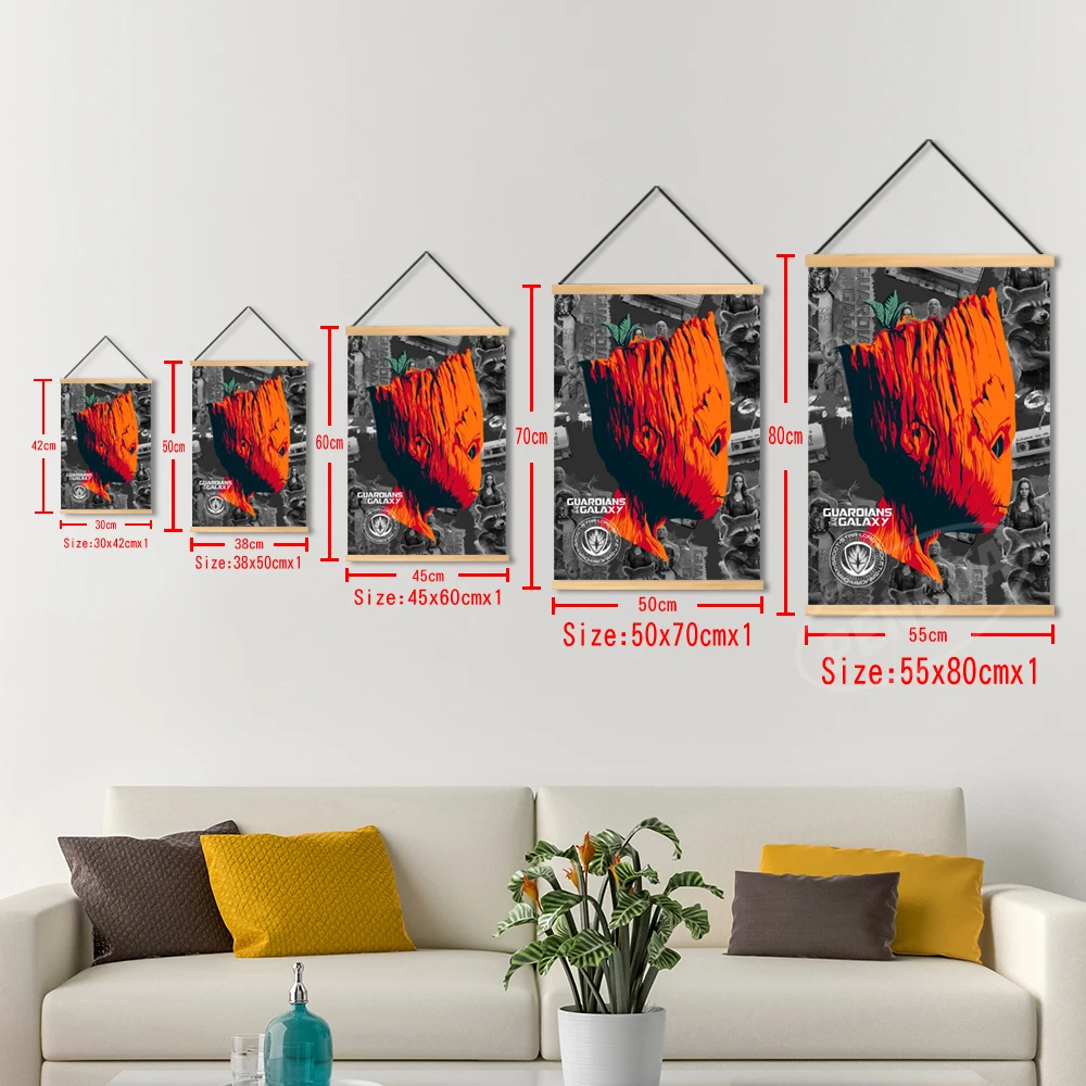 Настенное искусство картины стражи Галактики настенный плакат гамора