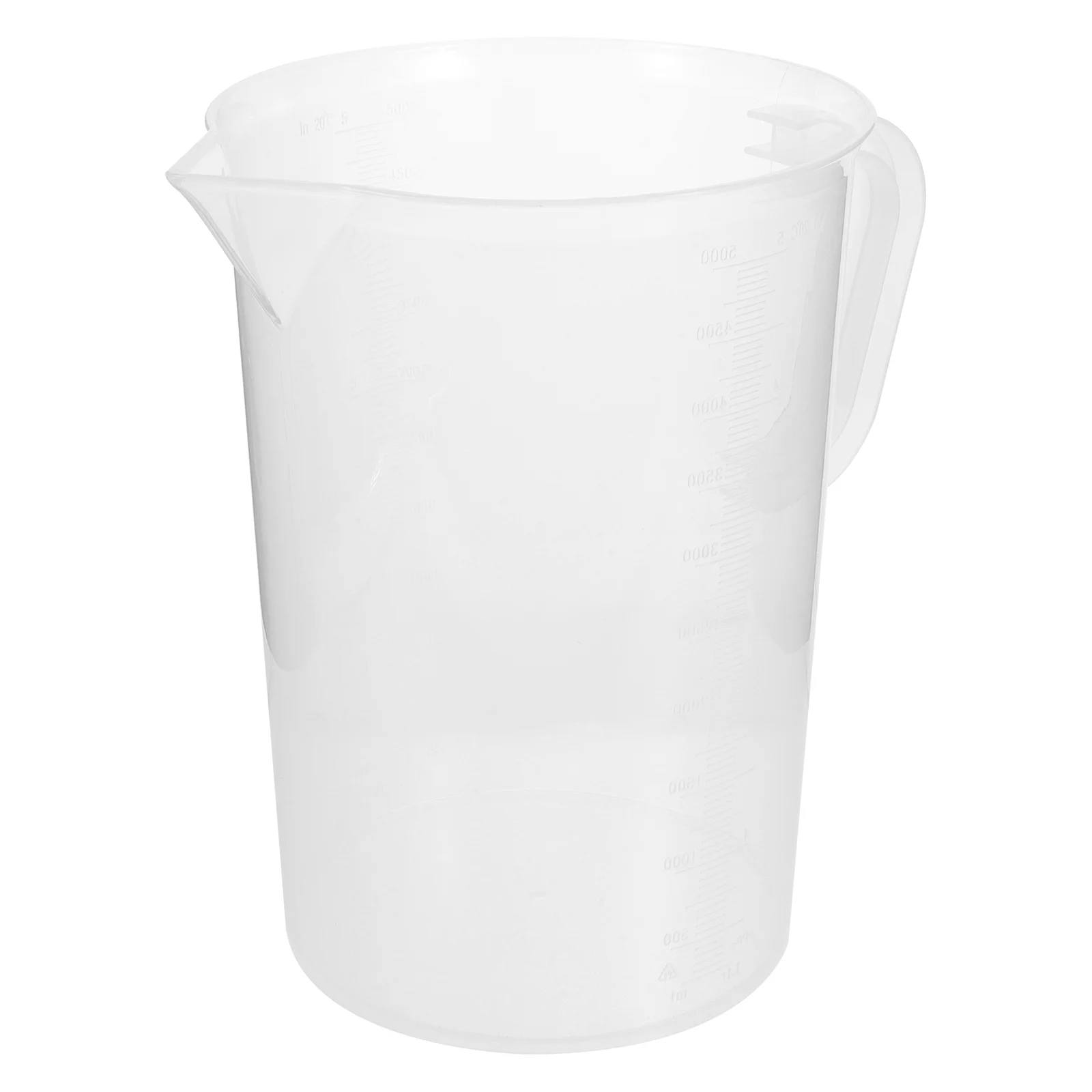 

5000 Ml Measuring Cup Home Graduated Cups Baking Tool Tools Liquid Containers Plastic Practical Pitcher Lid