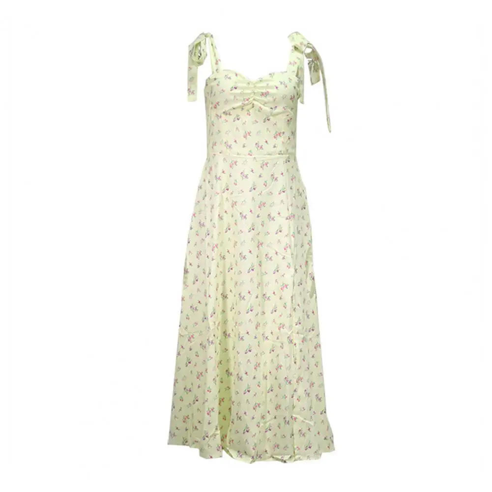 

Eye-catching Good Women Floral Print Midi Dress Stylish Sundress Cotton Summer Sundress Non-Irritation Birthday Gift