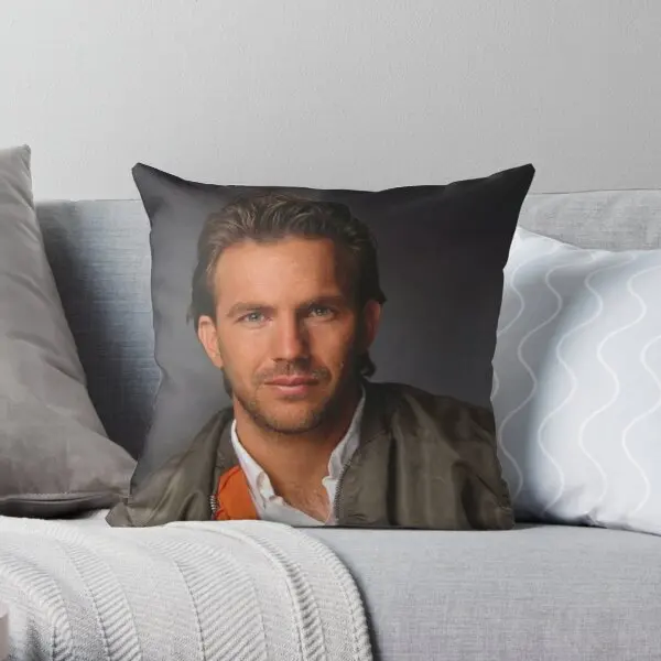 

Kevin Costner Printing Throw Pillow Cover Wedding Home Decor Soft Square Anime Throw Comfort Waist Fashion Pillows not include