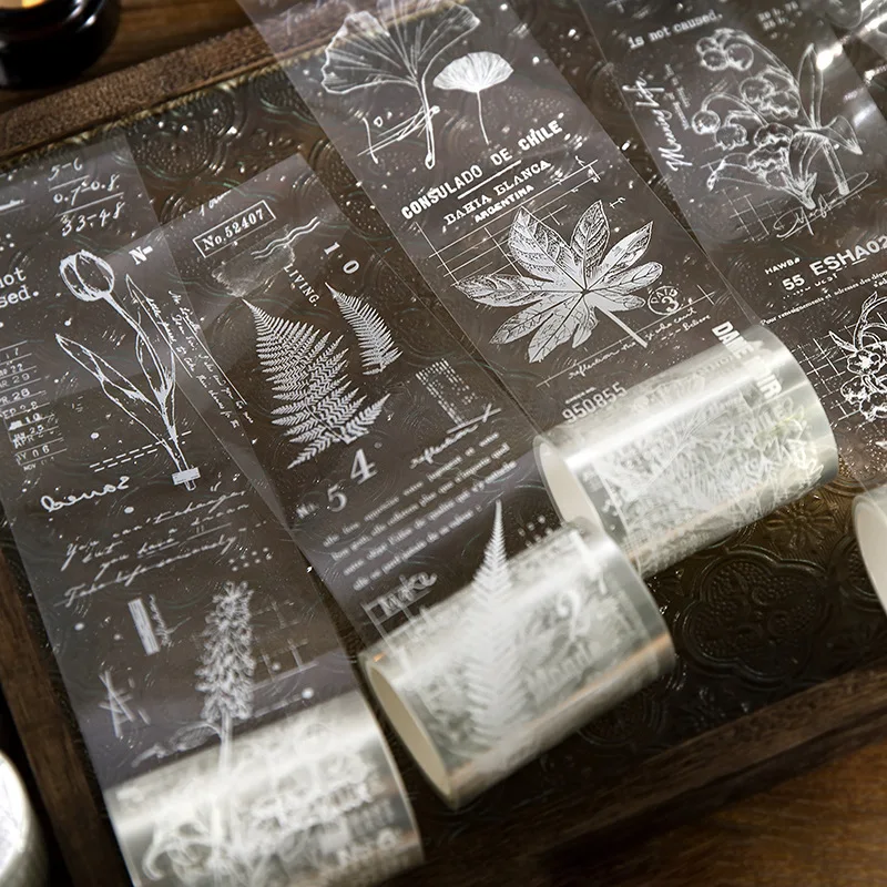 

Водонепроницаемые ленты для дневника, дневника, журнал с растениями, канцелярские принадлежности Journamm и декор для скрапбукинга, цветы, 56 мм ...