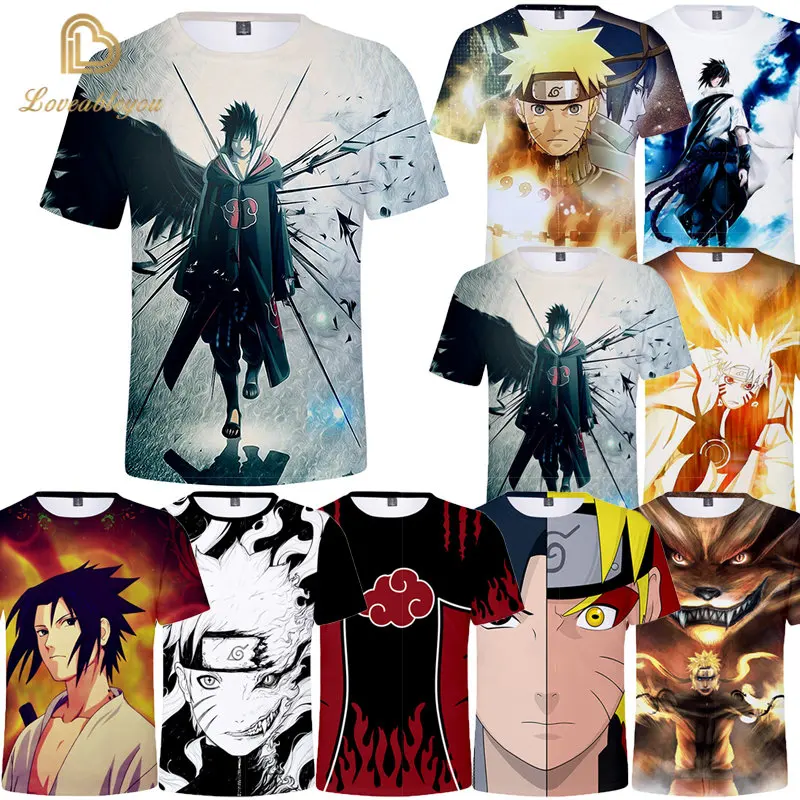 

Boys Girls Cartoon T-shirts Kids Naruto Itachi T Shirt for Boys Children Summer Short Sleeve Oversized T-shirt Tops Clothing