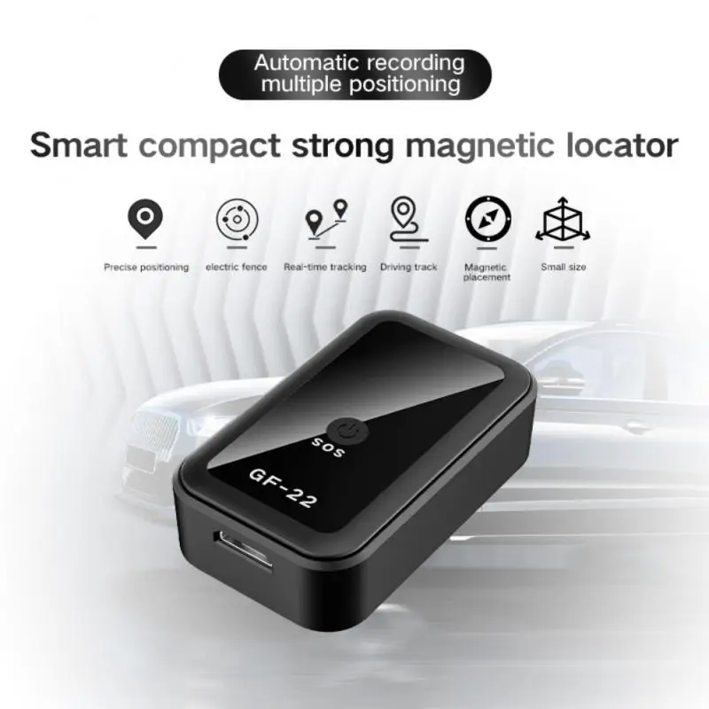 

Mini GPS Tracker GF 22 GPS Locator Recording Anti-Lost Device Support Remote Operation Of Mobile Phone SOS GPRS Tracking Device