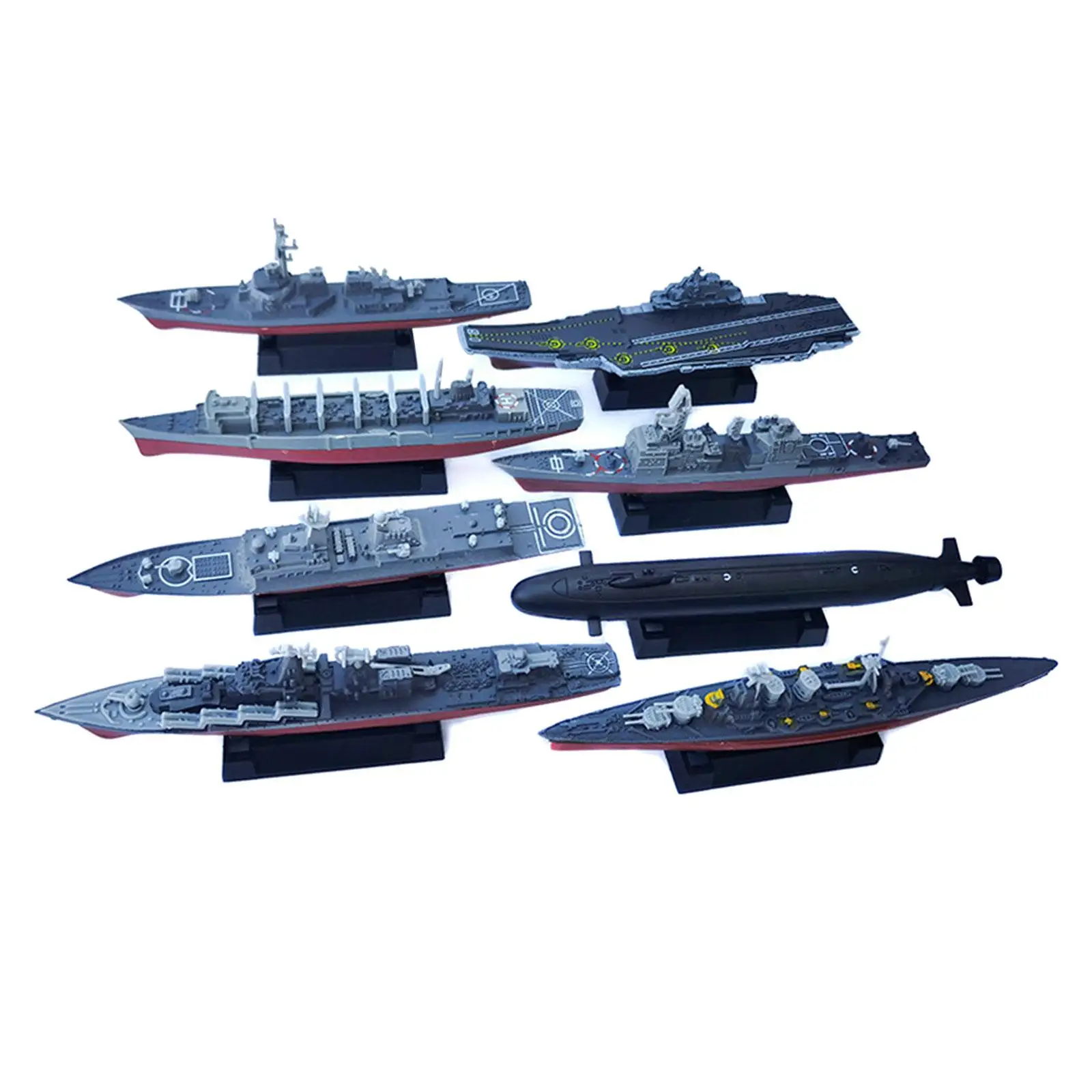 

8x 4D авианосец игрушка модель строительные наборы сборные модели для девочек вечерние сувениры настольная сцена Настольный Декор подарки