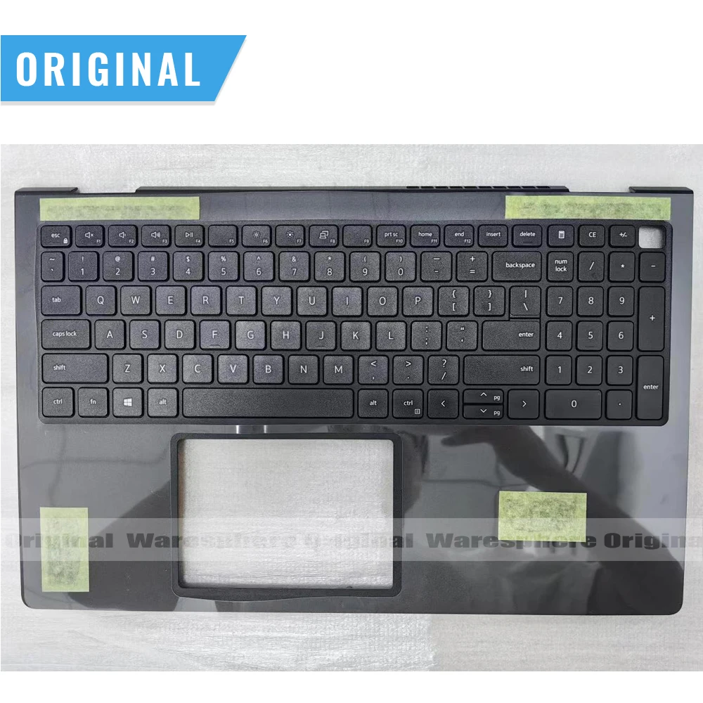 

New Original Palmrest For Dell Inspiron 3520 Top Cover Upper Case With Backlit keyboard 0418CV 418CV AP3MJ000J01 Black