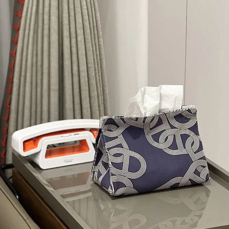 

Japanese Fabric Tissue Box Vintage Household Car Storage Bag Decoration Paper Towel Box Napkin Organizer Dropshipping