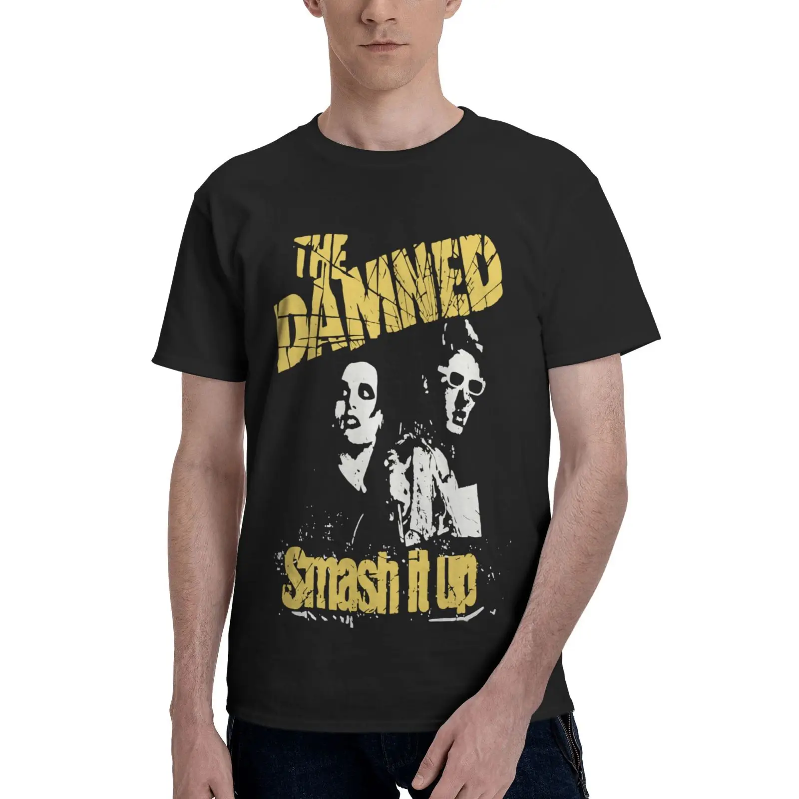 

The Damned Smash It Up N Men T-Shirt Men T-Shirt T-Shirts Shirts For Men Anime Clothes Men Clothing Men's Shirt Men's Clothing