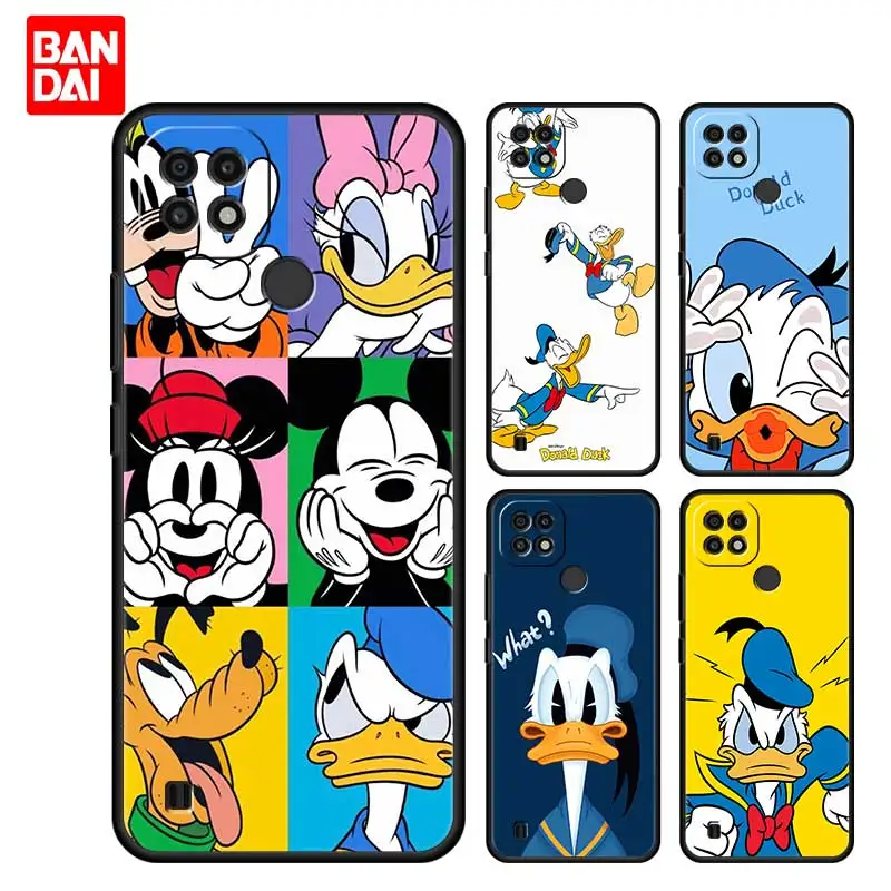 

Cover Case for Realme C21 C21Y C25 C25s C15 C11 C17 C3 C3i C20 5 6 7i 8i 8 8Pro Narzo30A Bag Capa Armor Phone Soft Donald Duck