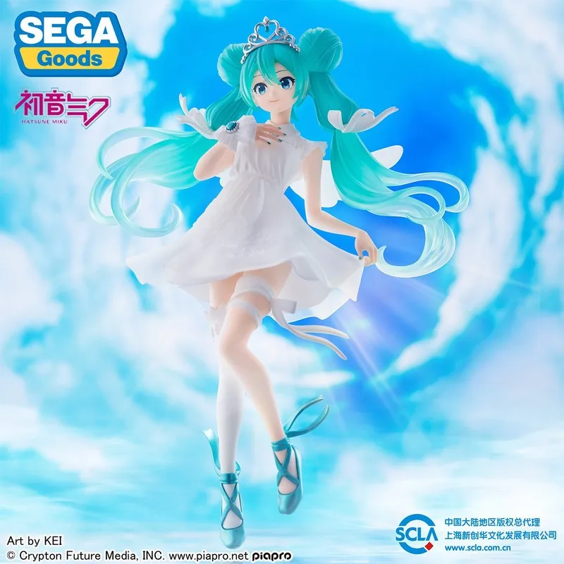 

Anime Hatsune Miku Action Figure Judai Original Sega Spm Vocaloid 15th Anniversary Kei Pvc Action Figure Model Doll Toys Gifts