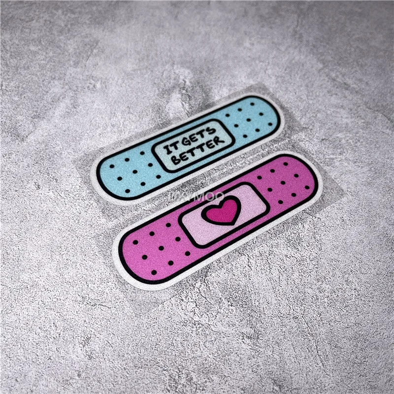 Автомобильные наклейки DXYMOO для Funnt поврежденной ленты помогает ей стать лучше Love