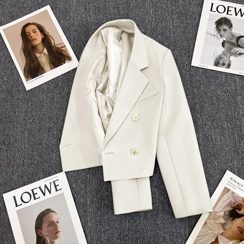 2023 Spring New Blazers Elegant Womens Jackets Chic Casual Sports Suit Korean Fashion Summer Jackets Luxury Woman Blazer Mujer