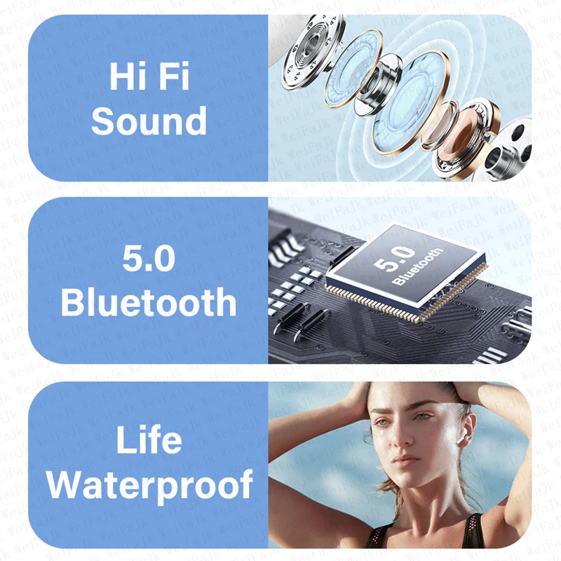 Фото Для Apple Original AIRP0DS-PR0 Беспроводные наушники Bluetooth-вкладыши Наушники-вкладыши Спортивная гарнитура с шумоподавлением для наушников Xiaomi iPhone №4