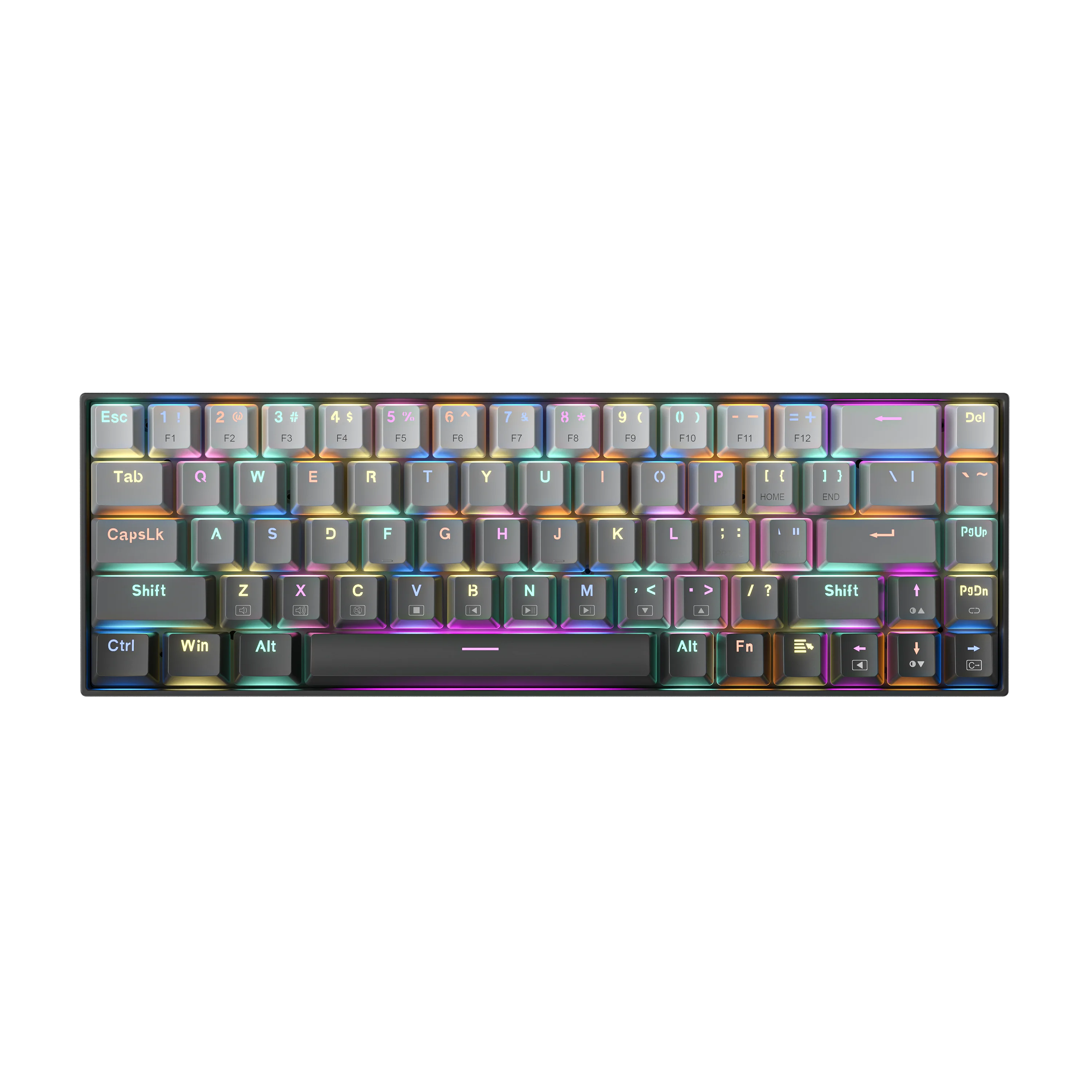 Игровая механическая клавиатура ZIFRIEND M68 проводная с 68 клавишами и магнитным