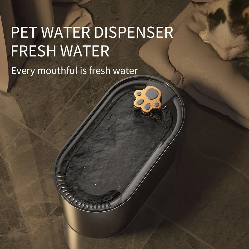 

3L Automatic Cat Water Fountain Cat Drinking Dispenser Intelligent Pet Drinker Bowl Ultra Quiet Pump Puppy Cats Drink Feeder