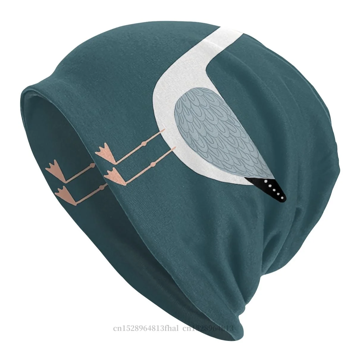 

Standing Bonnet Homme Fashion Seagull Skullies Beanies Caps Novelty Cotton Hats