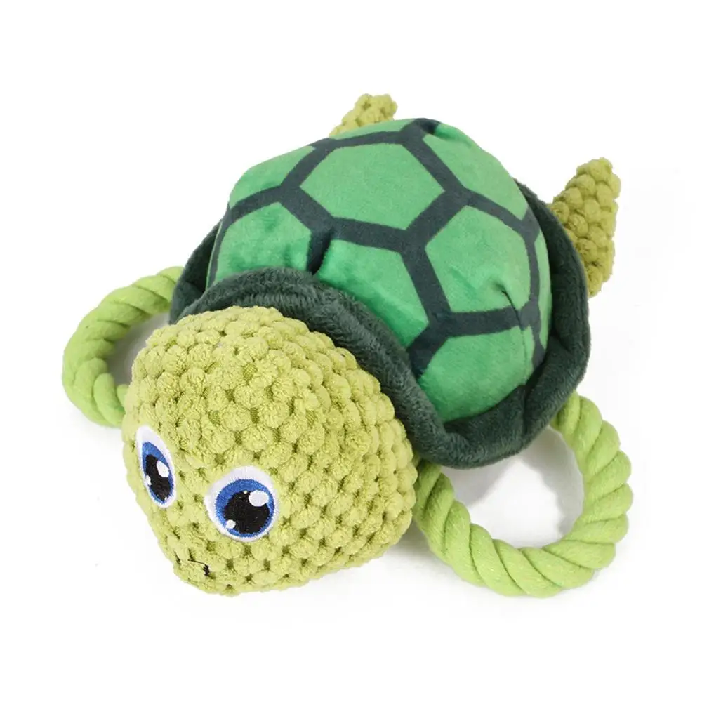 

Cute Dog Chew Toys Pet Puppy Squeaky Toy Shark Toys Stuffed Squeaking Animals Plush Tortoise Training Squirrel Pet Supplies