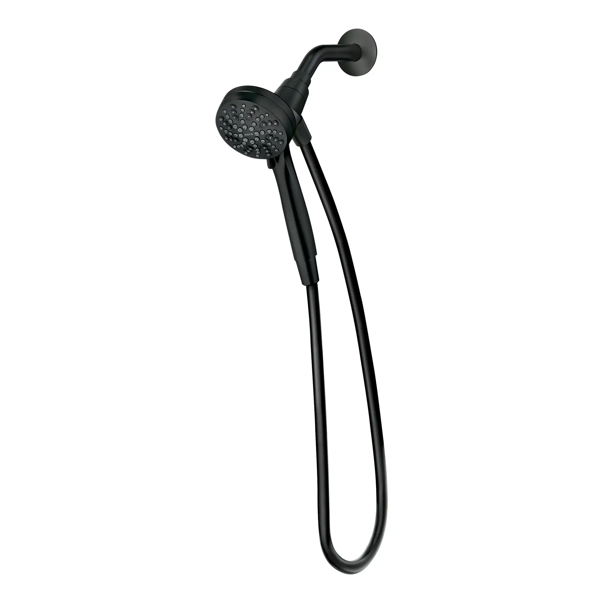 

Engage Magnetix 3.5-Inch Six-Function Bathroom Handheld Showerhead with Magnetic Docking, Matte Black