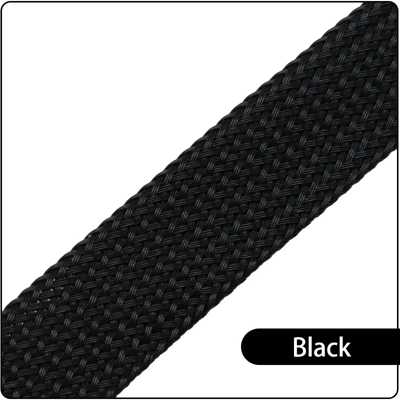 

22 цвета! Изолированная ПЭТ-оплетка длиной 2 м, 2/4/6/8/10/12/14/16/20/25/30 мм, проволочная обмотка высокой плотности, защитная оболочка, кабельная муфта