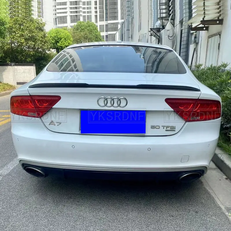 Высококачественный спойлер из АБС-пластика для Audi A7 S7 RS7 2013 2014 2016 2015 2017 2018 заднее