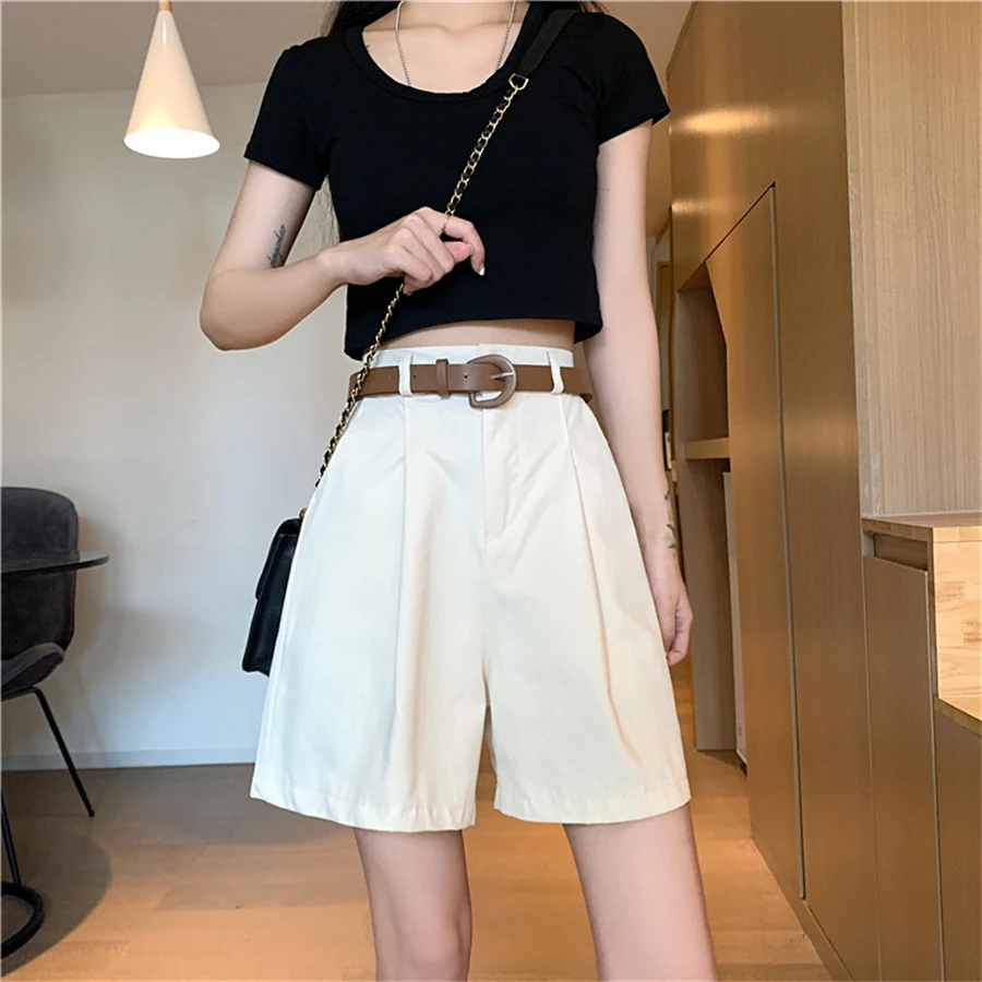 

2023 Spring/Summer Women's Wear Korean Thin Casual Commuter Loose Shorts