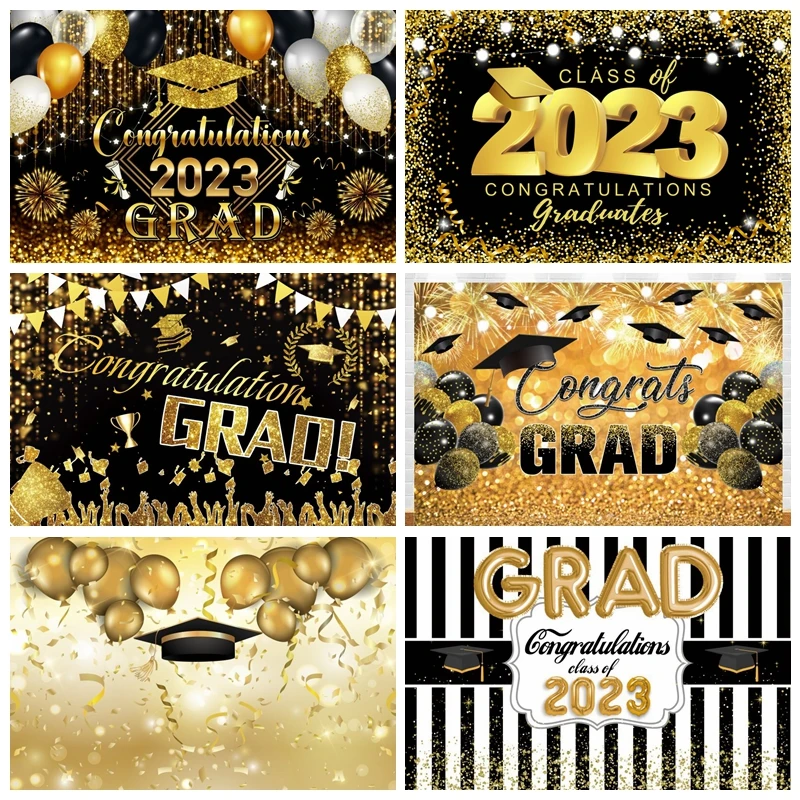 

Graduation Backdrop Custome 2023 Graduation Backdrops for Photography Background Graduation Party Decoration