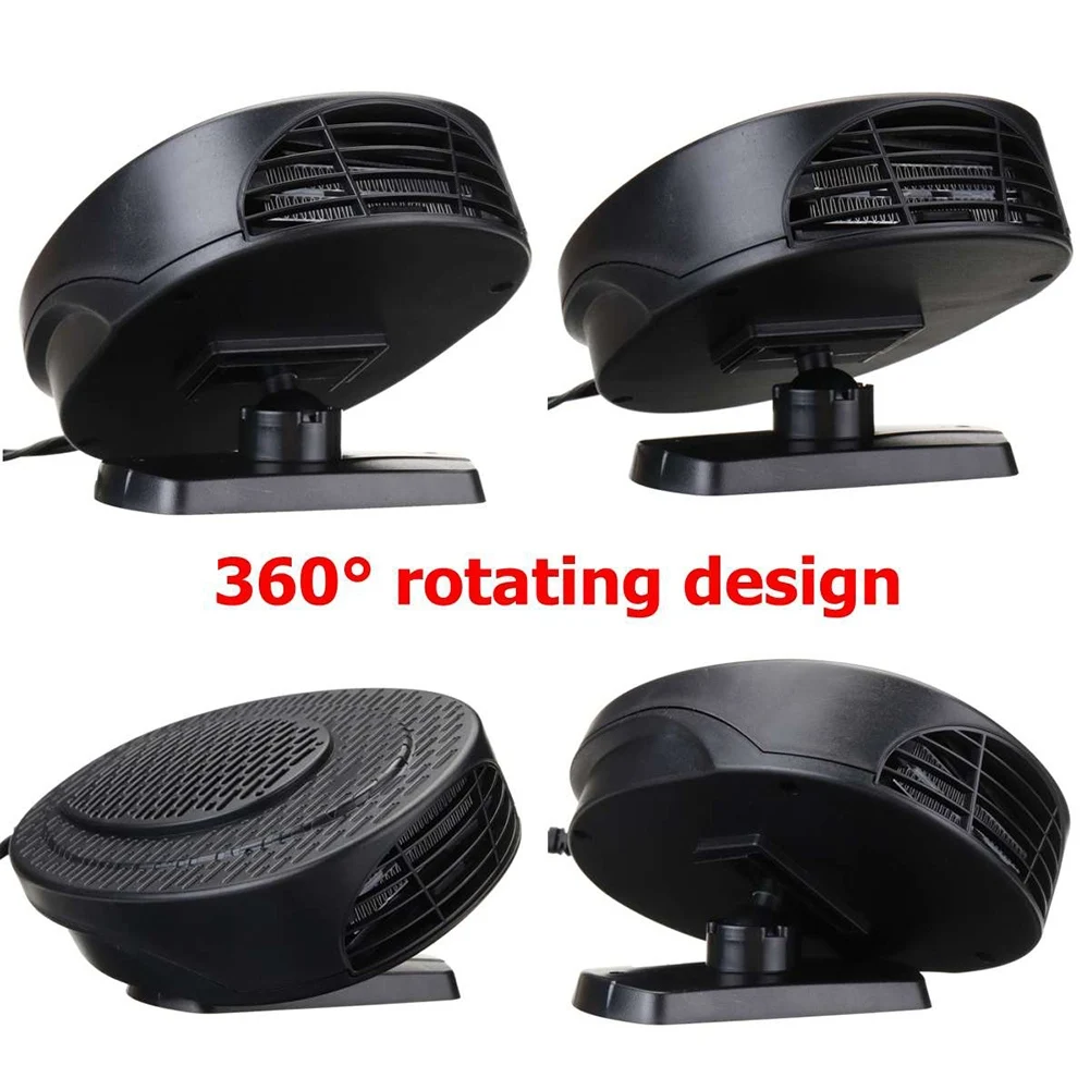 

Universal Demister Car Air Heater 24V 500W Fan Heater Defroster Hot Warm Removing Fog Car Fan Heater