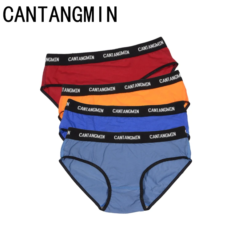 CANTANGMIN brand women underwear cotton breathable bottom sexy panties ladies briefs shorts lingerie Women's cotton briefs