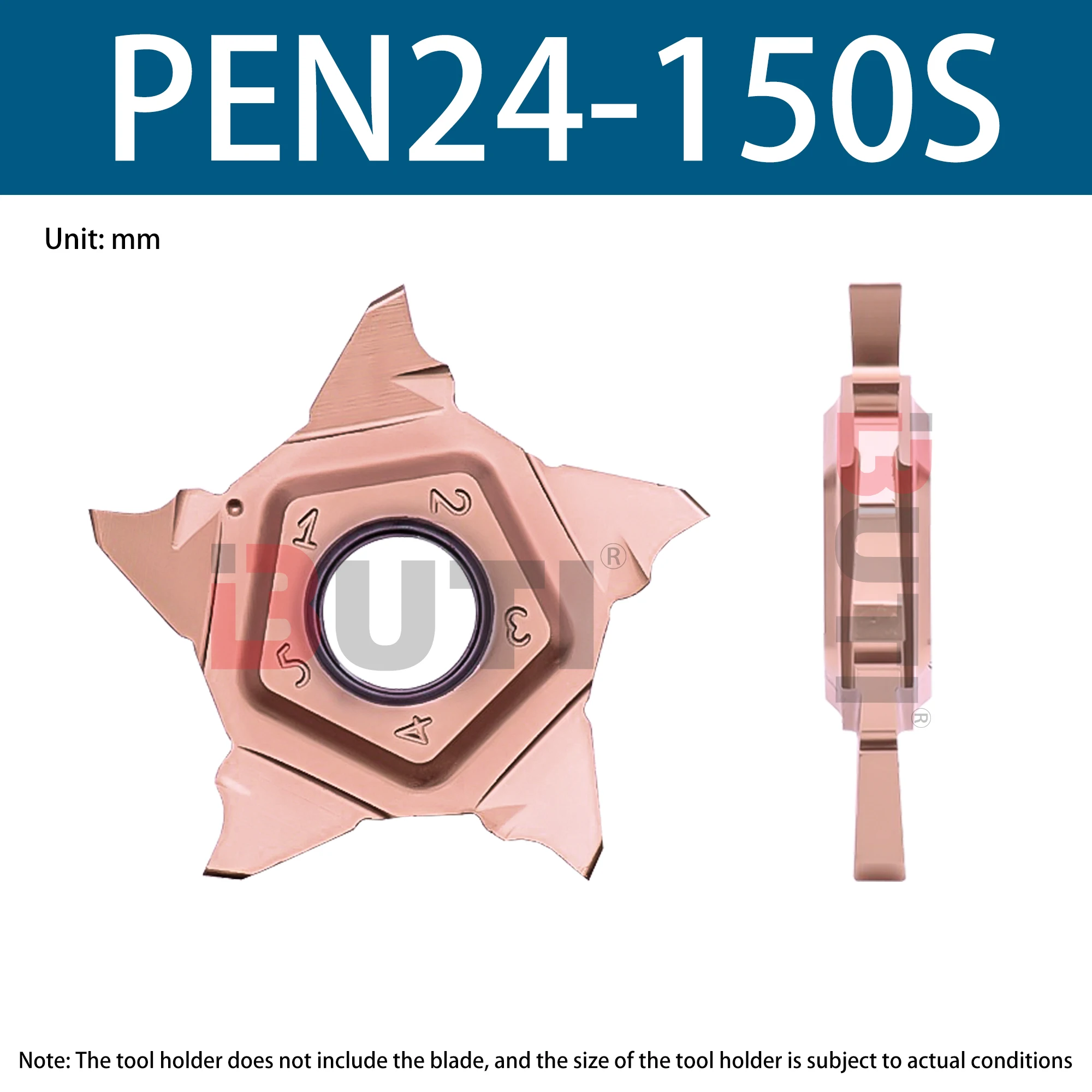 

Держатель ножа для сейсмической обработки канавок PEN24-050S BUTI