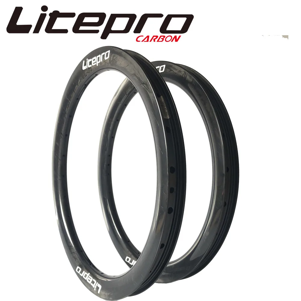 Складной велосипед Litepro углеродное волокно 20 дюймов 406 скоростных колес глубина 35