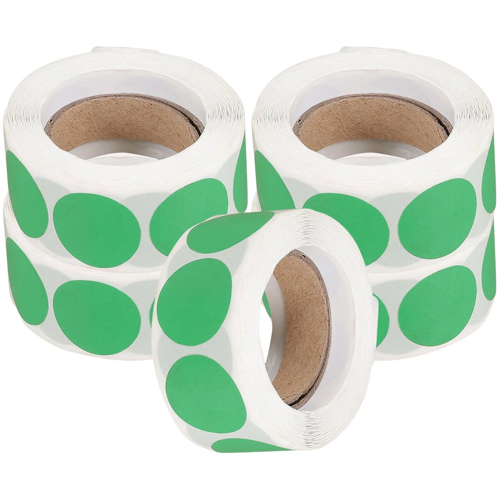 

Labels Stickers Dot Sticker Coding Patricks Day Polka Sticky Color Green Circle Wrapping Lucky Gift Shamrock Decal Label