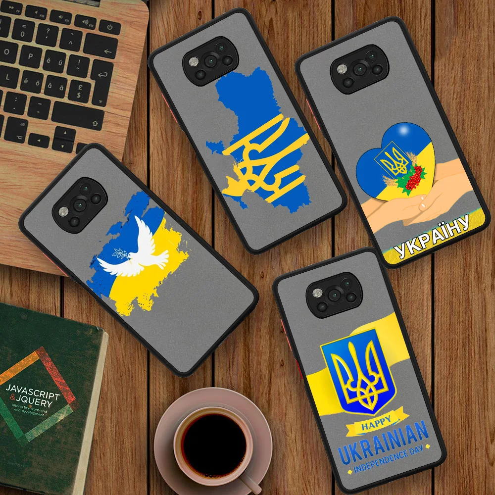 

Ukraine Flag Ukraine Passport Phone Case For Xiaomi Poco X3 NFC Por M3 F3 F1 Note 11 10 Pro 9S 9 10S 8 7 8T K40 9A Coque Cover