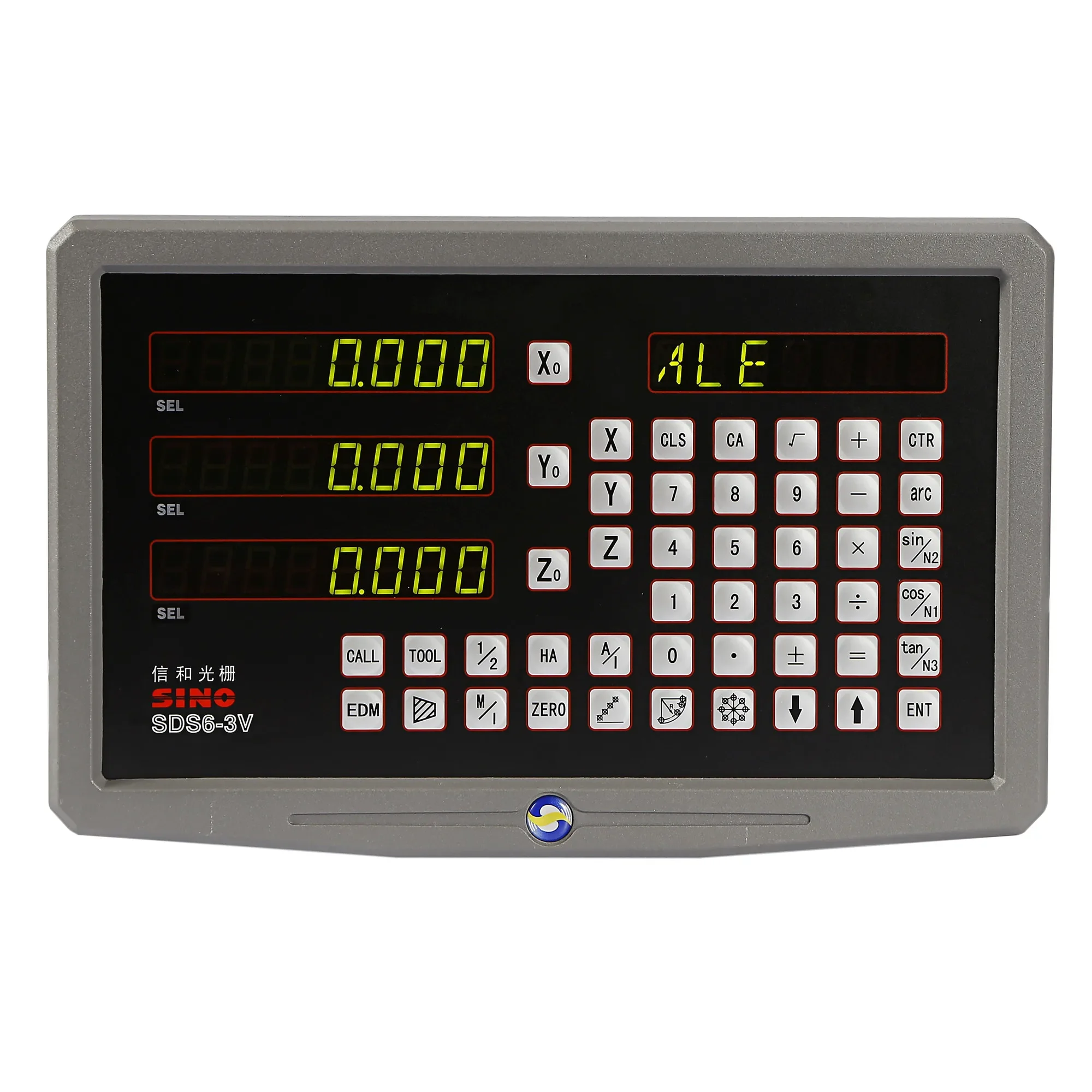 Металлический фрезерный станок с 3 Осями и цифровым считыванием шт. 5 мкм