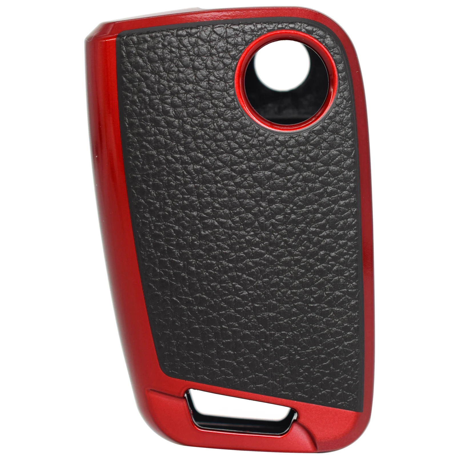 Чехол для ключей из ТПУ и кожи чехол дистанционного управления Volkswagen Polo Golf MK7 Skoda