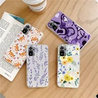 Чехол для Xiaomi Redmi Note 10, 10 S, 4G, 6,43 дюйма, мягкий силиконовый прозрачный чехол из ТПУ для телефона Xiaomi Redmi Note 10 S, 10 S, Note10, цветочный чехол