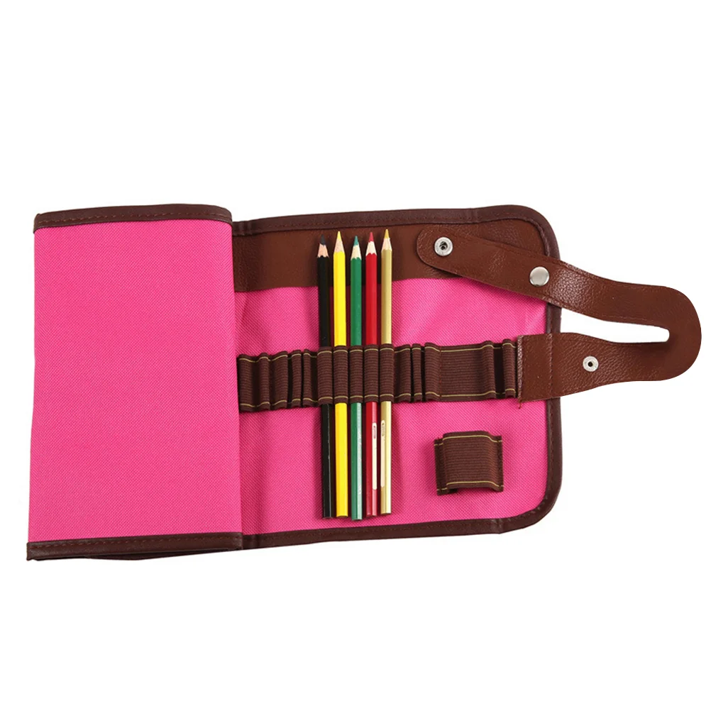 

Colored Pencils Case Rollup Pencils Wrap Holder Canvas Storage with 36 Slots ( )