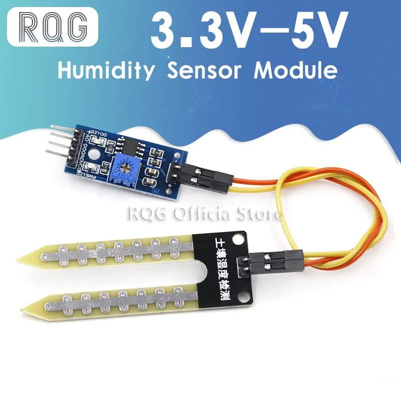 

Smart Electronics Soil Moisture Hygrometer Detection Humidity Sensor Module For arduino Development Board DIY Robot Smart Car