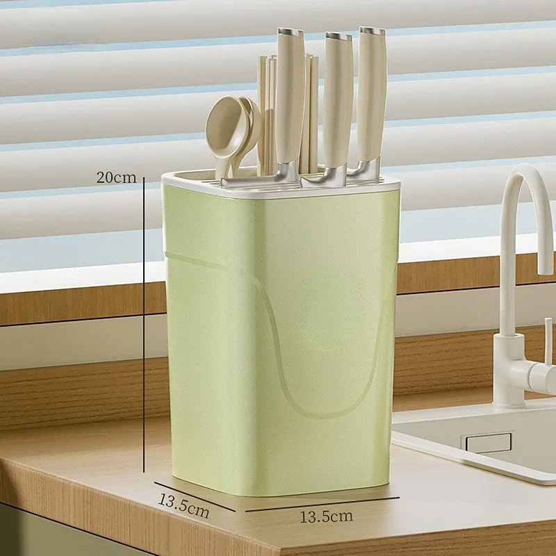 Милый медведь нож шеф-повара угловой держатель пластиковый белый посуда