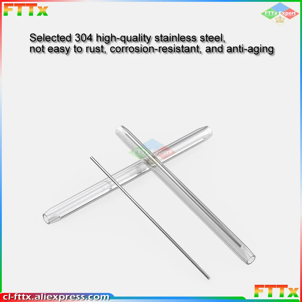 Free Shipping 1000pcs/lot 60mm 45mm 40mm Bare Fiber Optic Fusion Protection Splice Sleeves Heat Shrink Tube