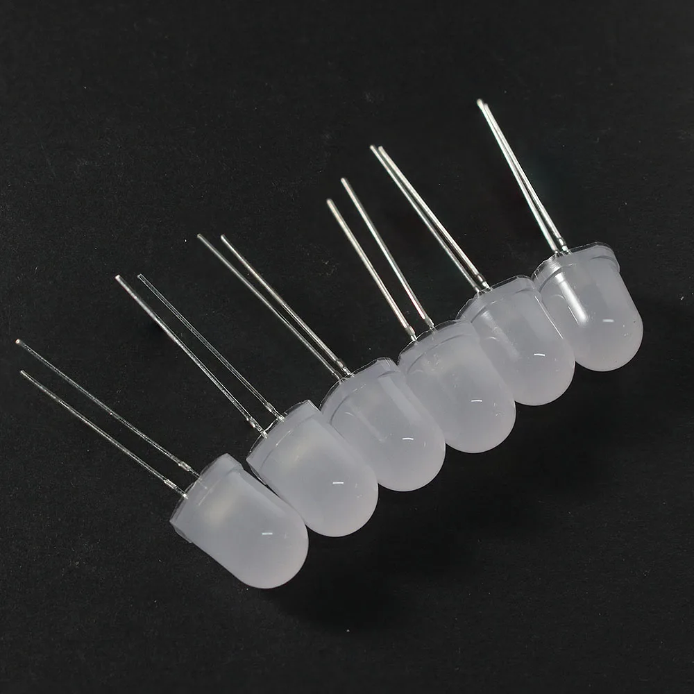 

20PCS Fog LED Diode 10MM White Red Yellow Blue Green Led Lights Diod F10