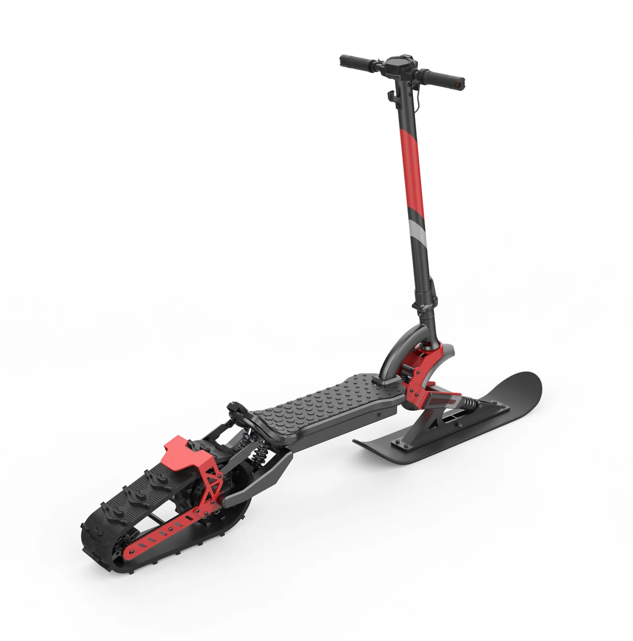 гусеничный модуль для электросамоката. электроснегокат трансформер. электроcноубайк "monotrack pro-1". электросноубайк monotrack. Snowscooter 1000w.