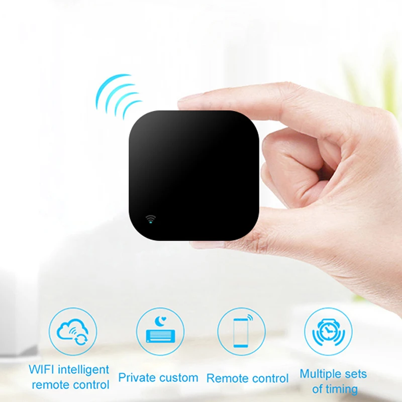 

Universal Mini Smart Home Automation 2.4GHz WIFI IR Remote Controller for Alexa Google Home