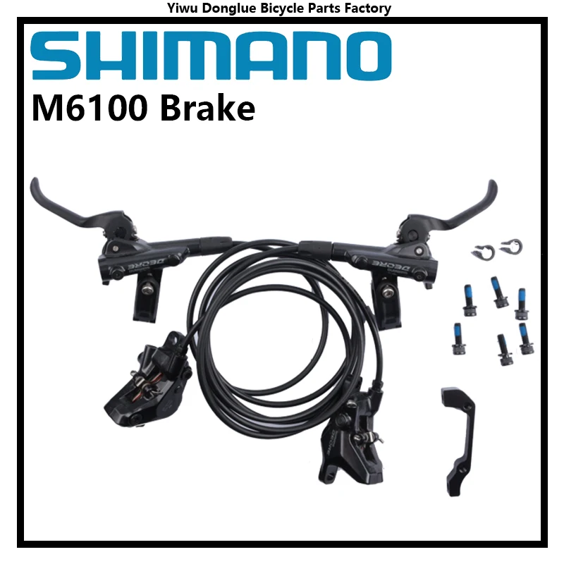 SHIMANO DEORE SLX M6100 M7100 M8100 M8000 Brake Mountain Bike Hydraulic Disc Brake MTB  with g03s j04c  j03a d03a n03a n04c pads