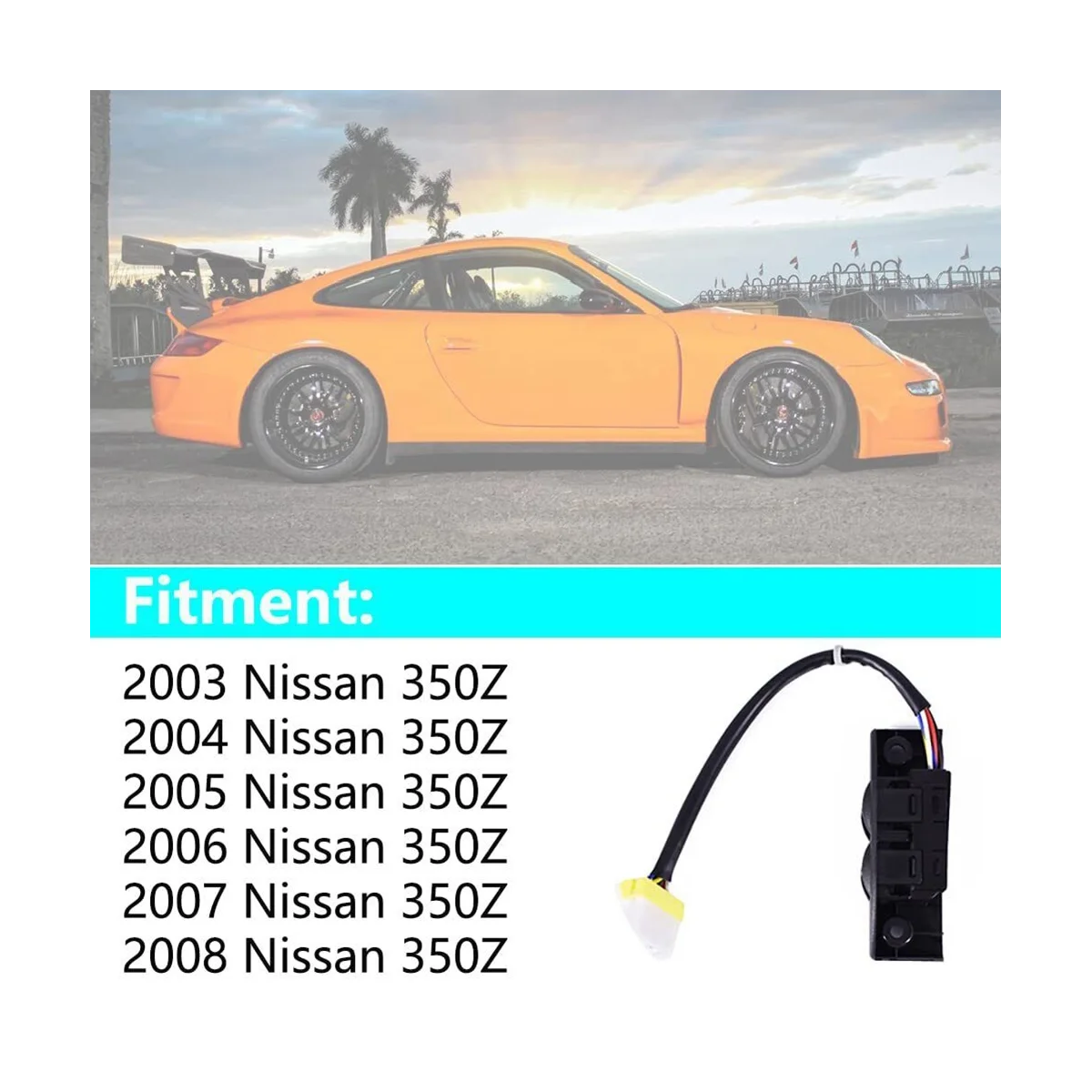 

Левый переключатель питания на сиденье водителя 87066-CD001 для 2003-2008 Nissan 350Z 3.5L 87066CD001