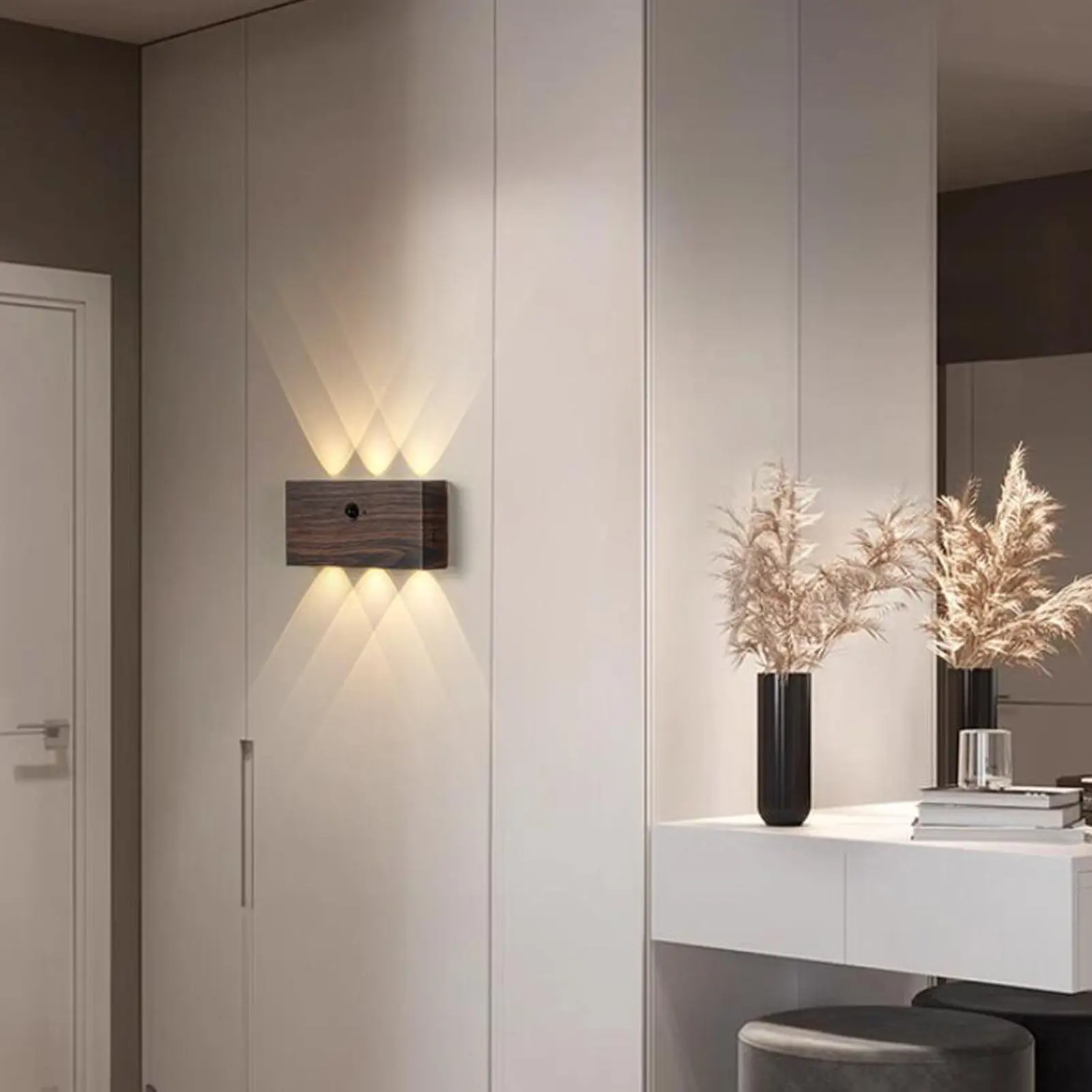 ZK30 Настенный светильник с питанием от батареи Перезаряжаемый датчик движения