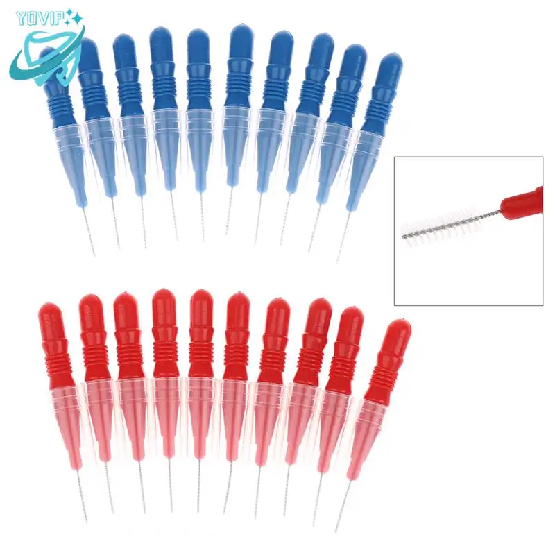 

20Pcs Soft Interdental Brush Dental Flosser Gum Massager Dental Care Interdental Brushes 55mm Tooth Pick Brush Teeth