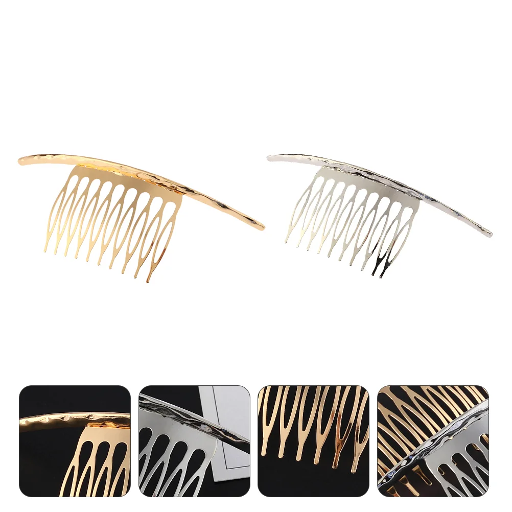 

2pcs Girls Hairpins Hair Clips Delicate Hair Accessories Simple Hair Combs