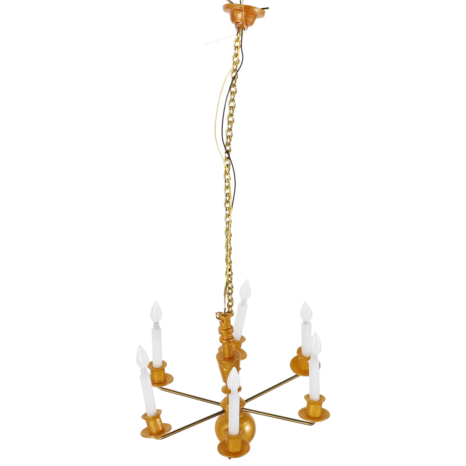 

Модель люстры Миниатюрная лампа для дома песочный стол строительные материалы домашний декор