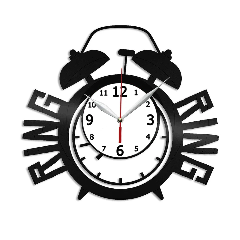 

Виниловые Настенные часы с кольцом-будильником, 12 дюймов