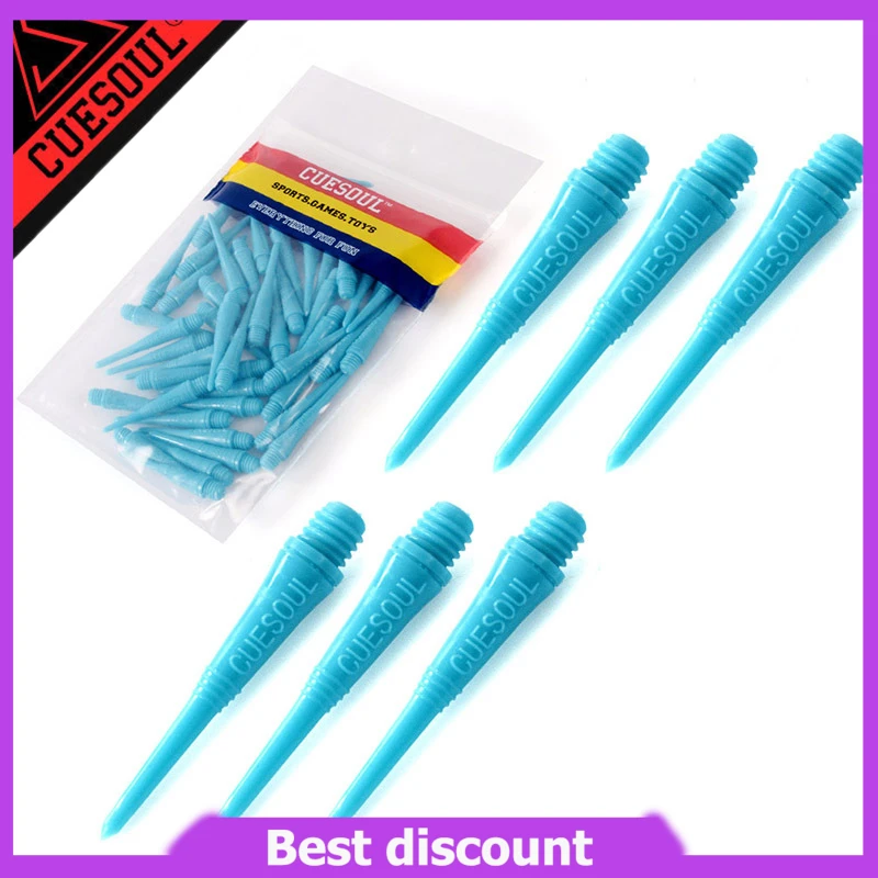 

Cueshoul 50 шт., нейлоновая мягкая наконечница и дротика для электронной Дротика s, аксессуары для игры в Дартс для Дротика, настольных игр