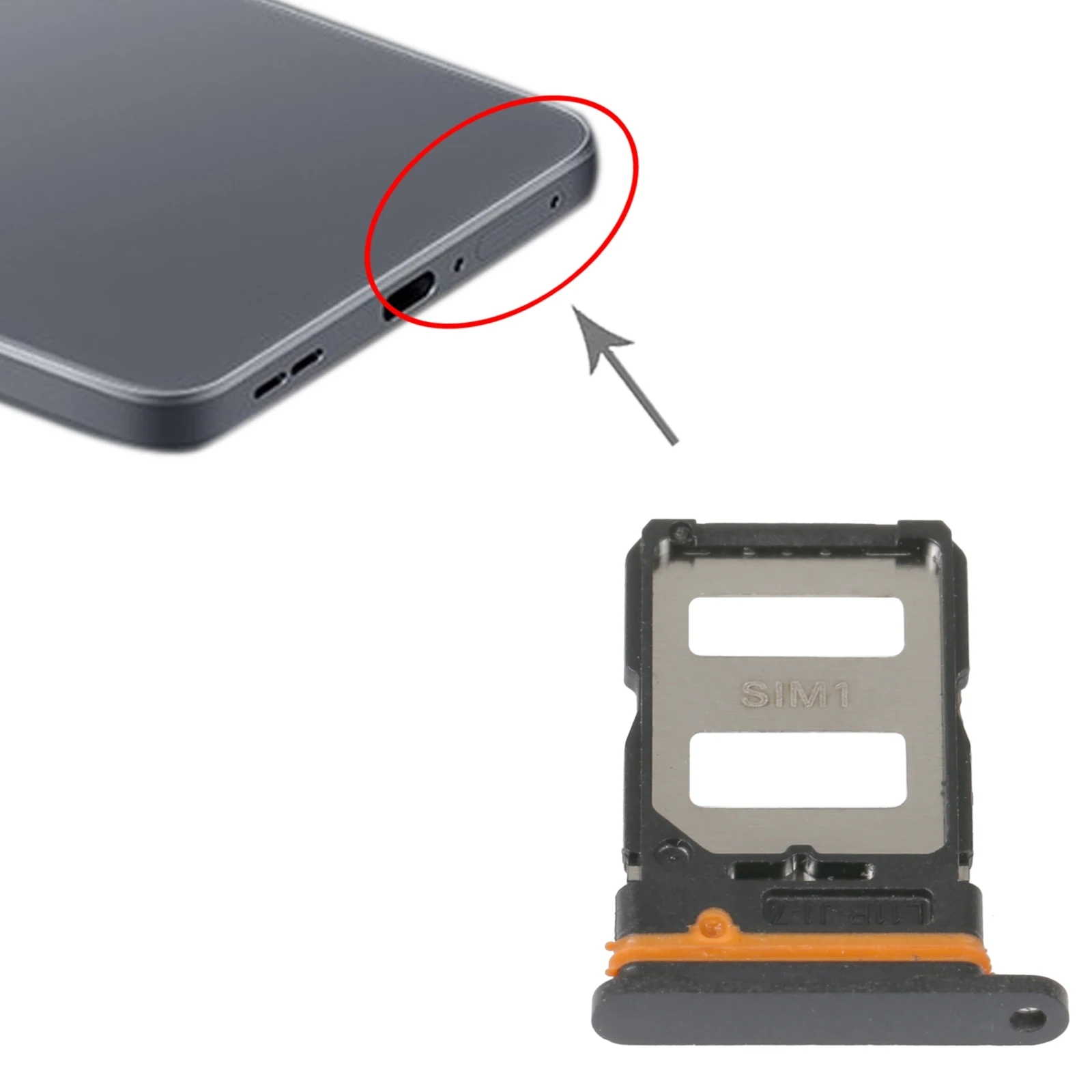 

Лоток для SIM-карты + лоток для SIM-карты для Xiaomi Redmi K40s